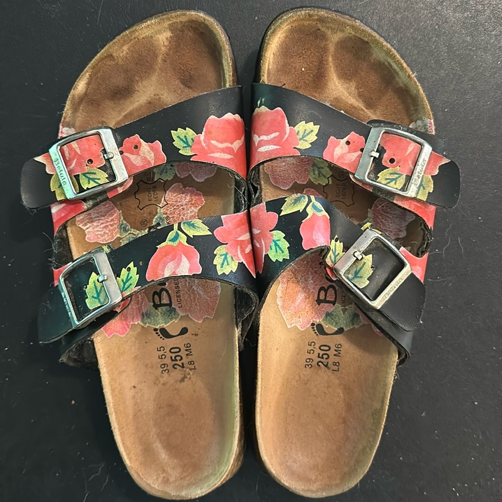 Birkenstock Betula Sandals Size US 8 Euro 39